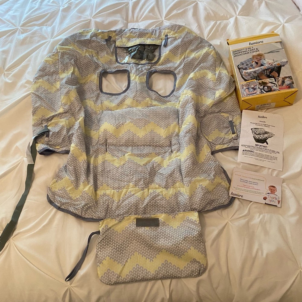 Lumiere Handy 2-IN-1 Shopping Cart & Highchair Cover - Picture 2 of 2